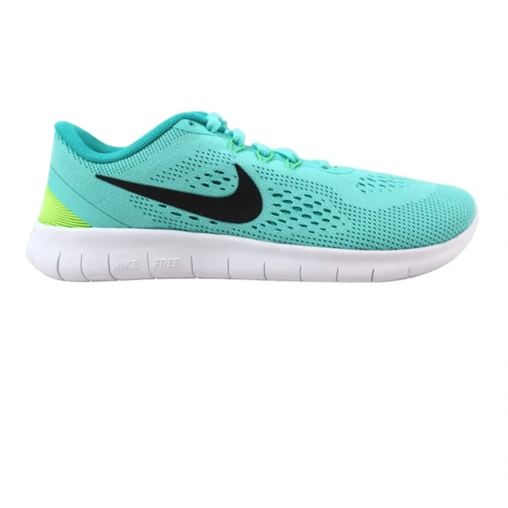 Nike Free Hyper Turquoise Girls Sneaker Size 6 1/2